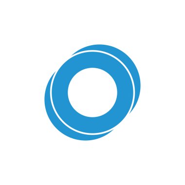 daire geometrik basit logo vektör