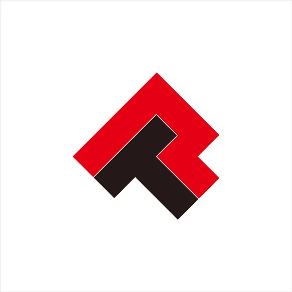 Літери Квадратна Стрілка Вгору Геометричний Барвистий Дизайн Логотип Вектор — стоковий вектор