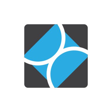 8 numaralı geometrik logo vektörü