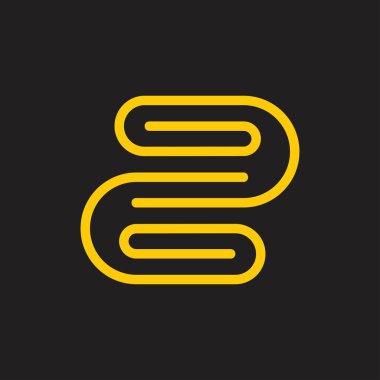 İki numaralı ataç çizgileri sanat markası logosu