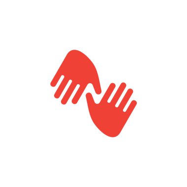 Merhaba el bakımı sembolü süsleme vektörü