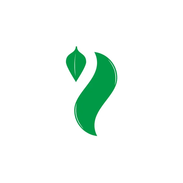 Abstract Leaf Geometric Design Symbol Logo Vector — Stock Vector