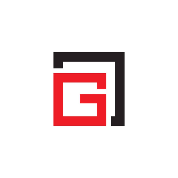 Harfi Doğrusal Tasarım Sembolü Logo Vektörü — Stok Vektör