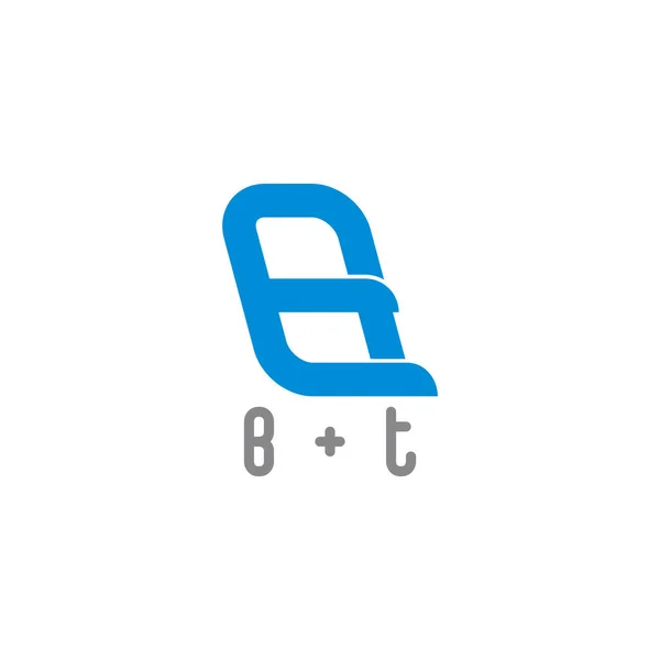 Abstrakte Buchstaben Einfache Geometrische Design Logo Vektor — Stockvektor