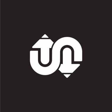 untwo kalem eğitim sembolü logo vektörü geometrik tasarım