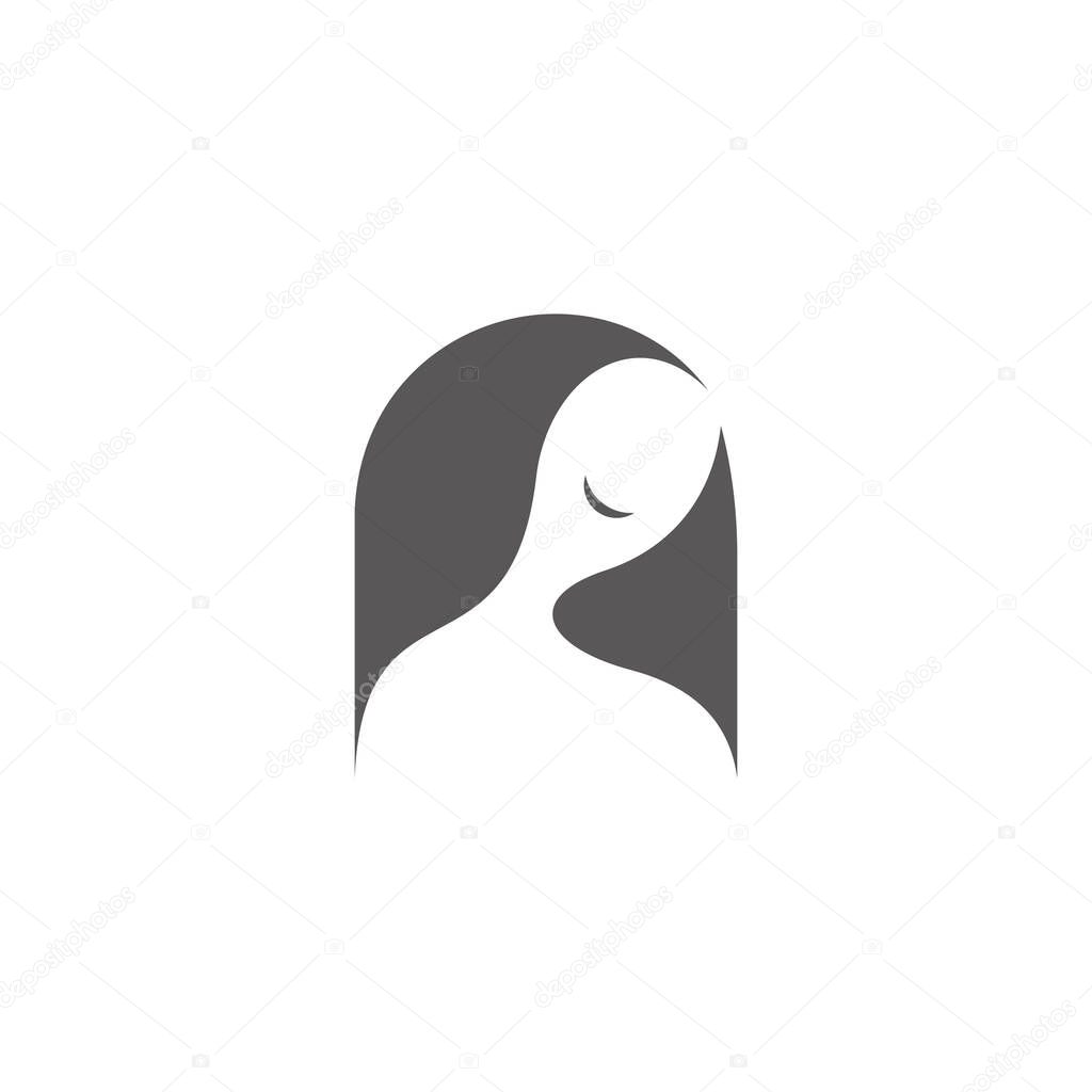 Freak smile abstract simple logo vector