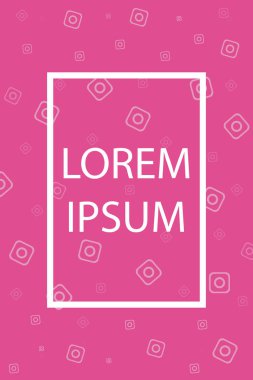 Vektör çizim. Degrade renkli arka planda sosyal sayfasındadır. Soyut şablonu. Sosyal medya. Eps10
