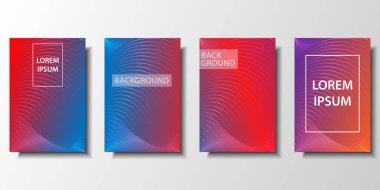 Modern arka plan tasarımı. Renkli yarı ton degradeler. Minimal tasarım kapsar. Web için arka plan şablonu tasarımı. Güzel degradeler. Vektör Illustration. 