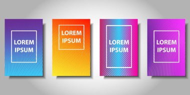 Modern arka plan tasarımı. Renkli yarı ton degradeler. Minimal tasarım kapsar. Web için arka plan şablonu tasarımı. Güzel degradeler. Vektör Illustration. 