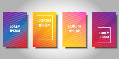 Modern arka plan tasarımı. Renkli yarı ton degradeler. Minimal tasarım kapsar. Web için arka plan şablonu tasarımı. Güzel degradeler. Vektör Illustration. 