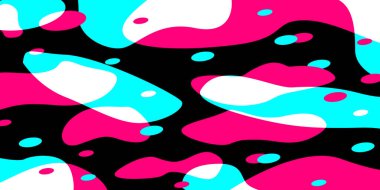 Sosyal ağ tarzında renkli modern arkaplan. Dijital arka plan. Dere kapağı. Sosyal medya konsepti. Vektör çizimi. EPS10