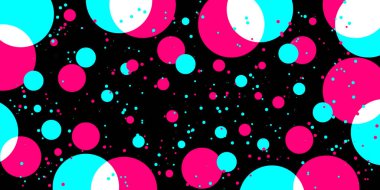 Sosyal ağ tarzında renkli modern arkaplan. Dijital arka plan. Dere kapağı. Sosyal medya konsepti. Vektör çizimi. EPS10