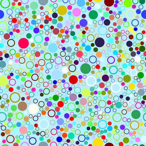 Motif Géométrique Abstrait Sans Couture Avec Des Cercles Multicolores Fond — Image vectorielle