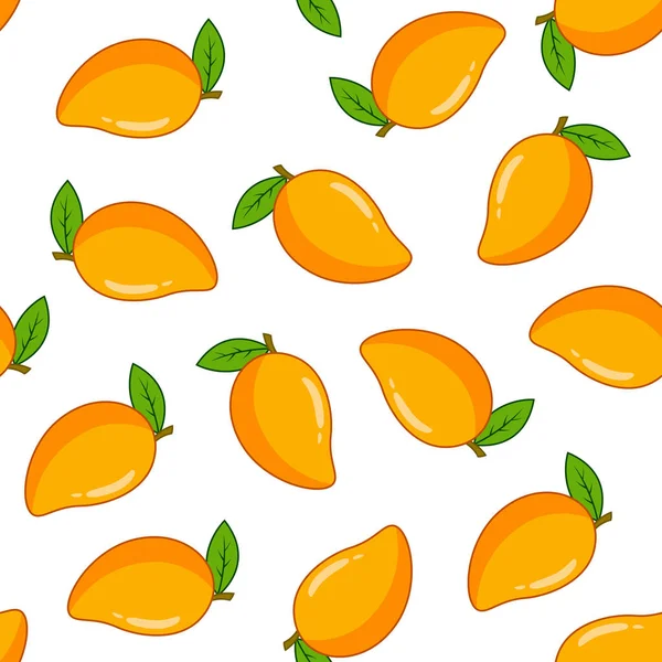 Seamless Pattern Mango Royalty Free Stock Vectors