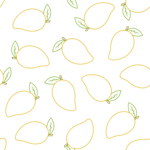 Seamless Pattern Mango Royalty Free Stock Vectors