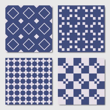 Kesintisiz geometrik desenler kare