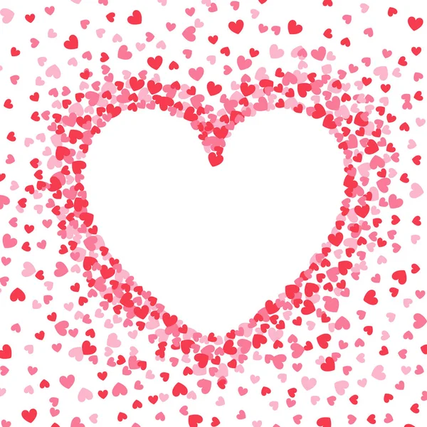Καρδιά Σχήμα Ροζ Κουφέτο Λευκό Φόντο — Διανυσματικό Αρχείο
