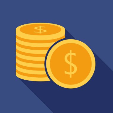 Mavi arka plan üstünde para düz kutsal kişilerin resmi