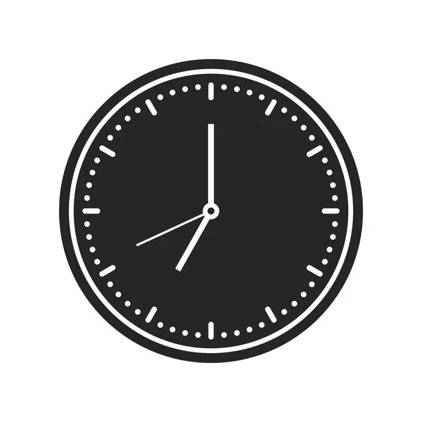 Icono Del Reloj Pared Sobre Fondo Blanco — Archivo Imágenes Vectoriales