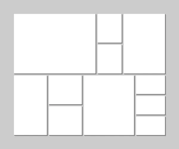 Modèle Panneau Humeur Sur Fond Gris — Image vectorielle