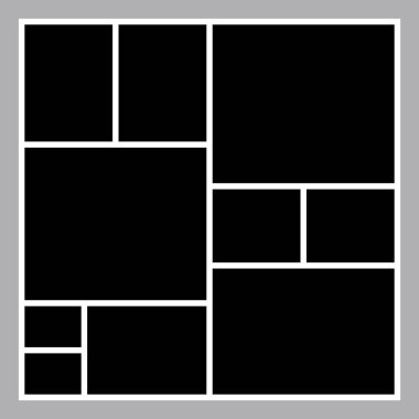 Duygudurum kurulu şablon gri arka plan üzerinde