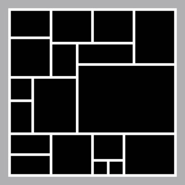 Duygudurum kurulu şablon gri arka plan üzerinde