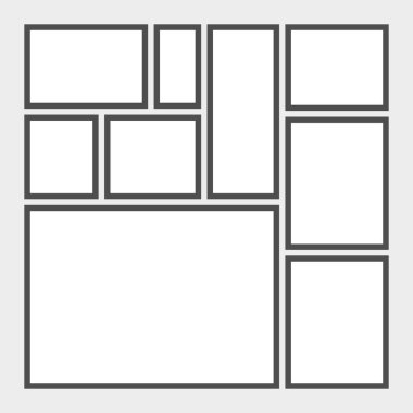 Duygudurum kurulu şablon gri arka plan üzerinde