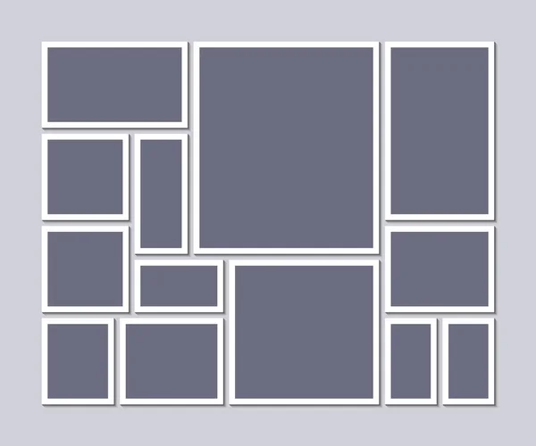 灰色背景上的会议板模板 — 图库矢量图片