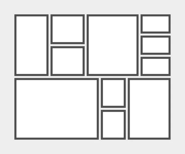 Modèle Panneau Humeur Sur Fond Gris — Image vectorielle