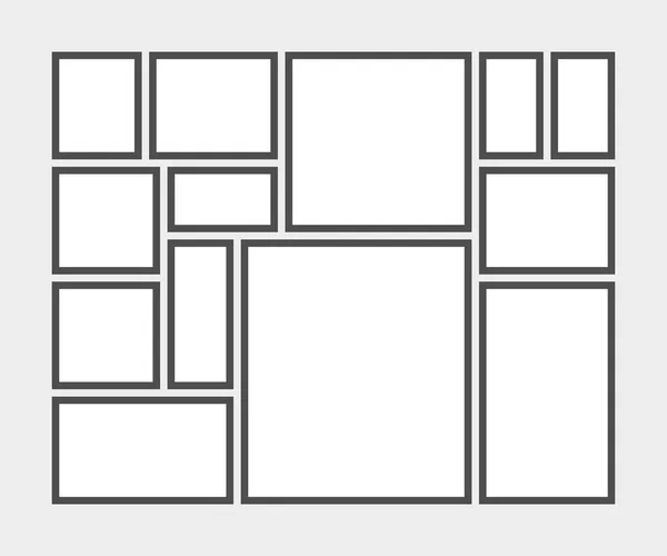 灰色背景上的会议板模板 — 图库矢量图片