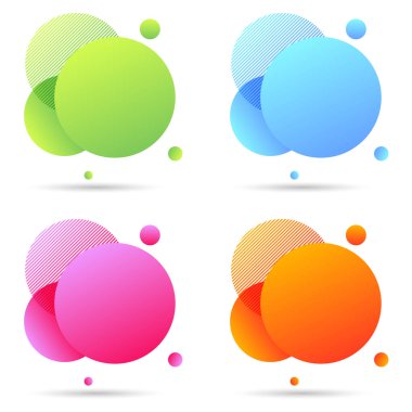 Modern grafik öğeleri üzerinde beyaz backgrtound