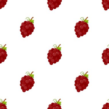 Beyaz arka plan üzerinde üzüm ile Seamless Modeli