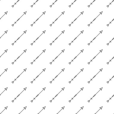 Beyaz arka planda gri ok seamless modeli