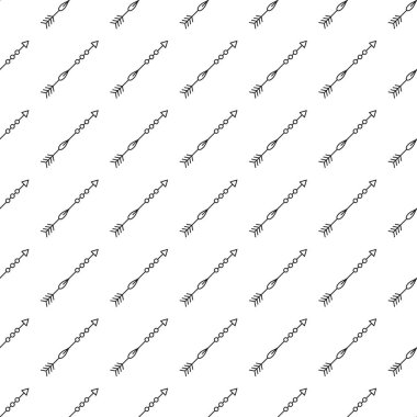 Beyaz arka planda gri ok seamless modeli