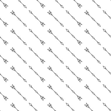 Beyaz arka planda gri ok seamless modeli