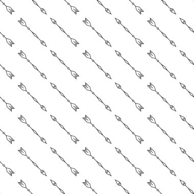 Beyaz arka planda gri ok seamless modeli