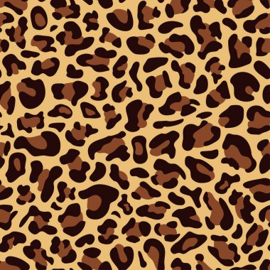 Leopar deri, tekstil tasarımı seamless modeli