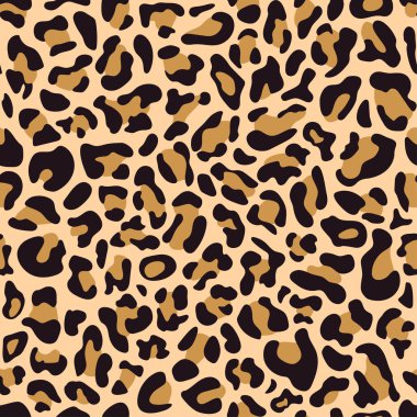 Leopar deri, tekstil tasarımı seamless modeli