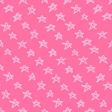 Yıldız şekilli kusursuz desen, vektör illüstrasyonu