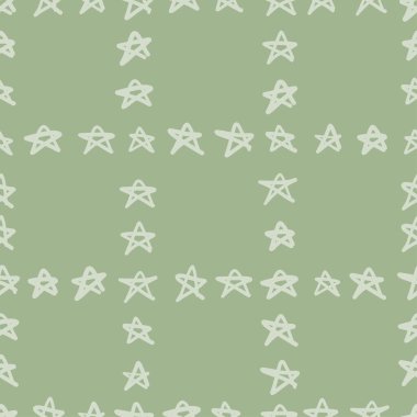 Yıldız şekilli kusursuz desen, vektör illüstrasyonu