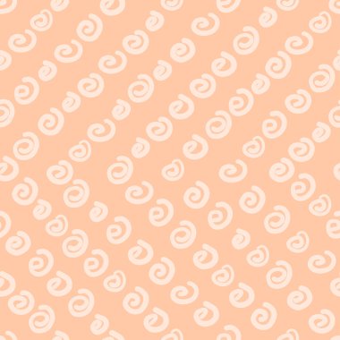 Sarmal şekilli kusursuz desen, vektör illüstrasyonu