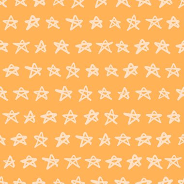 Yıldız şekilli kusursuz desen, vektör illüstrasyonu