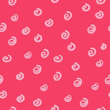 Sarmal şekilli kusursuz desen, vektör illüstrasyonu