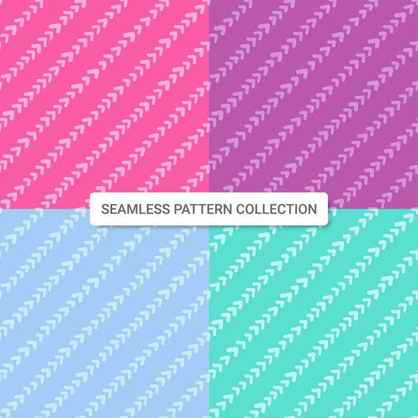 Seamless Pattern Arrow Shapes Vector Illustration — Stock Vector