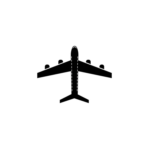 Yolcu Uçak Simgesi Mobil Kavramı Web Uygulamaları Için Seyahat Etmek — Stok Vektör