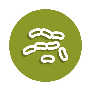 bakteri simgesi. Virüs simgesi unsuru. Premium kalite grafik tasarım simgesi. Web siteleri, web tasarım, beyaz arka plan üzerinde beyaz arka plan üzerinde hareket eden app için işaret ve sembolleri toplama simgesi