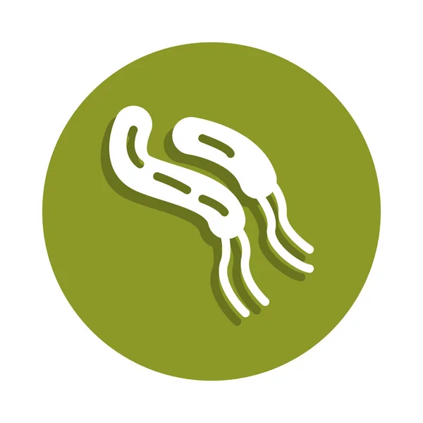 Икона Бактерий Элемент Вирусной Иконы Премиум Качество Графического Дизайна Значок — стоковый вектор
