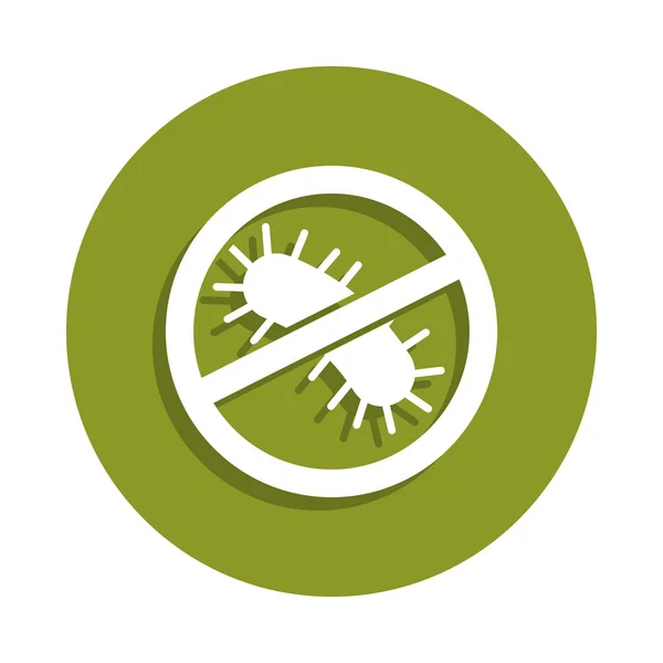 bakteri simge yok. Virüs simgesi unsuru. Premium kalite grafik tasarım simgesi. Web siteleri, web tasarım, beyaz arka plan üzerinde beyaz arka plan üzerinde hareket eden app için işaret ve sembolleri toplama simgesi