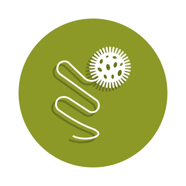 Bacterium Icon Element Virus Icon Premium Quality Graphic Design Icon — Stock Vector