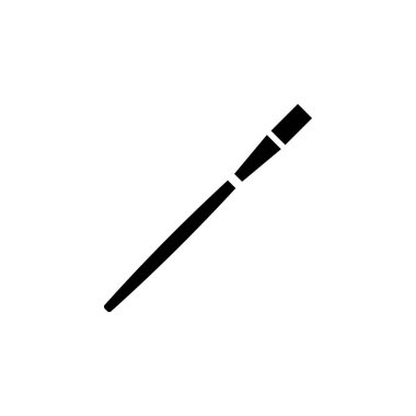 Beyaz arka plan üzerinde çizim Fırçası simgesi